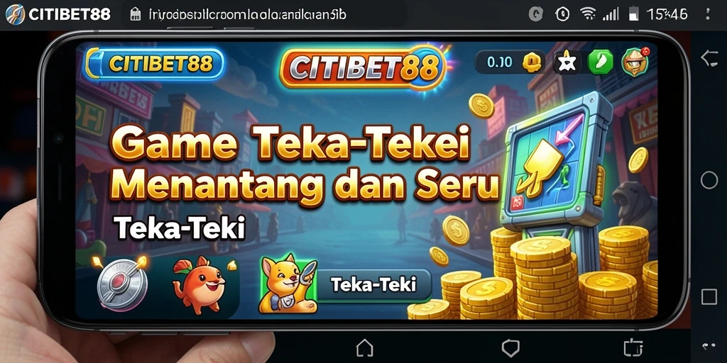 Antarmuka menarik dari game Teka-Teki CITIBET88.
