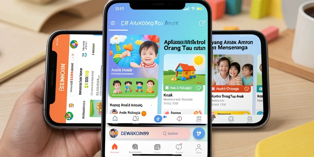 Antarmuka DEWAKOIN99 menampilkan kontrol orang tua yang lengkap dan mudah dimengerti.