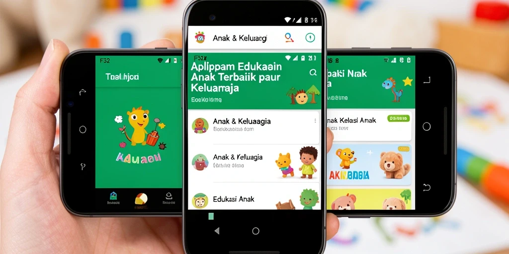 Antarmuka F32 yang interaktif dan ramah anak.