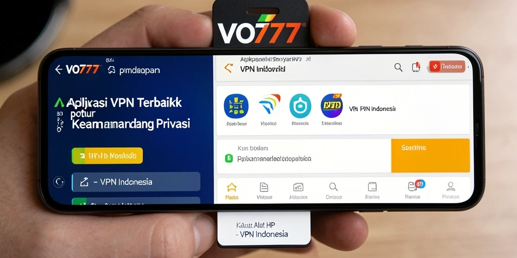 Antarmuka VO777 yang sederhana dan fungsional untuk VPN Indonesia.